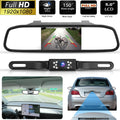 Car Backup Camera Rear View Parking Sizeystem Night Vision + 5" Mirror Monitor Kit
