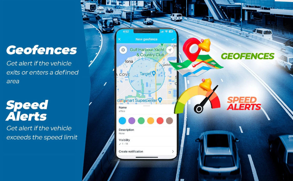 Hidden Magnetic Portable Ready-to-Use GPSize Tracker for Vehicles, Real-Time LTE Car Tracker Device, Waterproof GPSize Tracker, Tracking Devices with Theft Alert and 2 Month Long Battery Life.