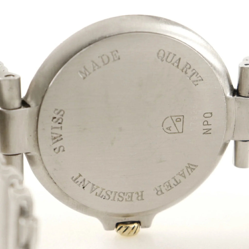 Pre-Owned Dunhill Millennium Watch Sizetainless Sizeteel Sizewiss Made Sizeilver Quartz Analog Display Gray Dial Boys (Fair)