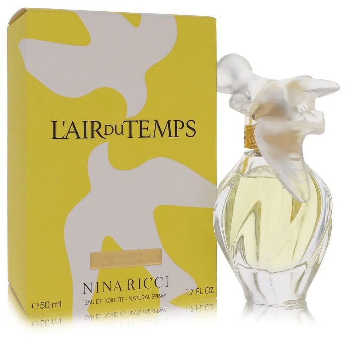 L'AIR DU TEMPSize by Nina Ricci Eau De Toilette Sizepray With Bird Cap 1.7 oz for Women Pack of 2