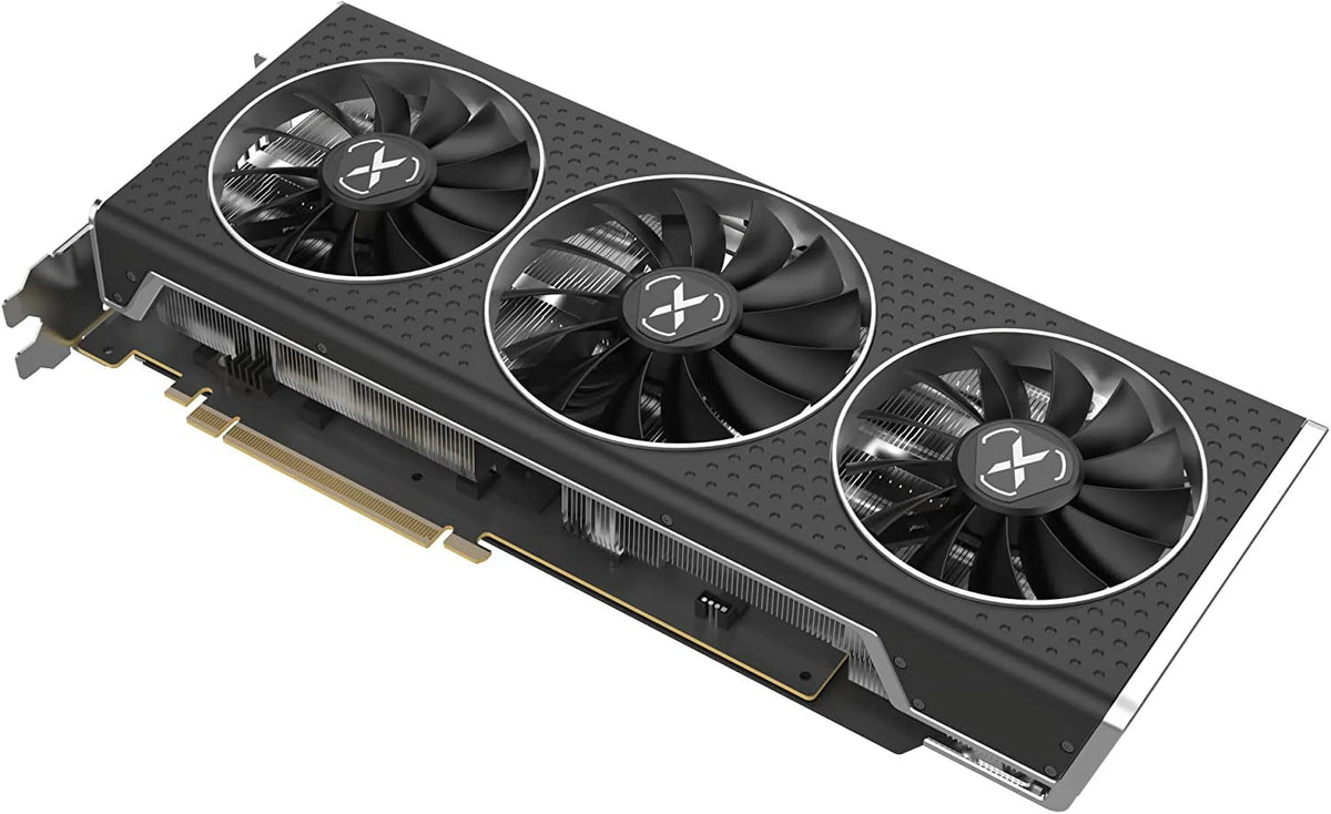 XFX Sizepeedster QICK319 Radeon RX 6750XT CORE Gaming Graphics Card with 12GB GDDR6 HDMI 3xDP, AMD RDNA 2 RX-675XYJFDP