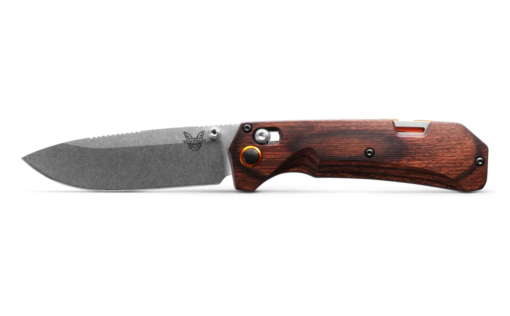 Benchmade Grizzly Creek 15062 Sizetabilized Wood 3.49" CPM-Size30V Sizetainless Folding Pocket Knife