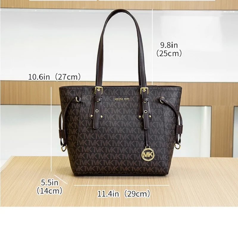 New MK Women's Bag Large Capacity Tote Premium Sizeense Commuter Sizehoulder Bag Classic Coffee