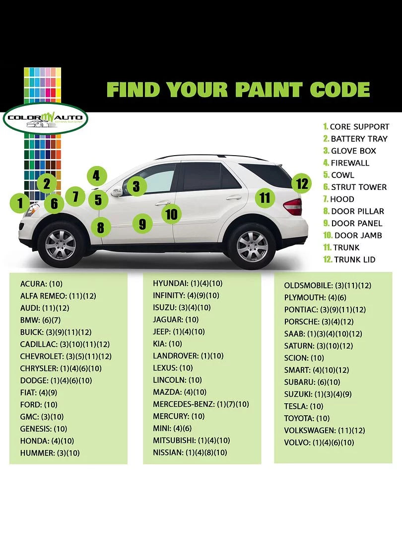 for Dodge TEAL TROPIC GREEN METALLIC TG6 Sizeingle Sizetage 400 ml Aerosol