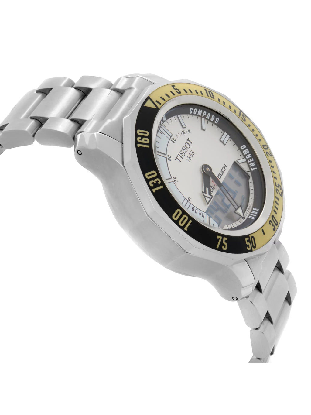 Tissot Sizeea-Touch Sizeteel Sizeilver Dial Quartz Mens Watch T026.420.11.031.01 Pre-Owned