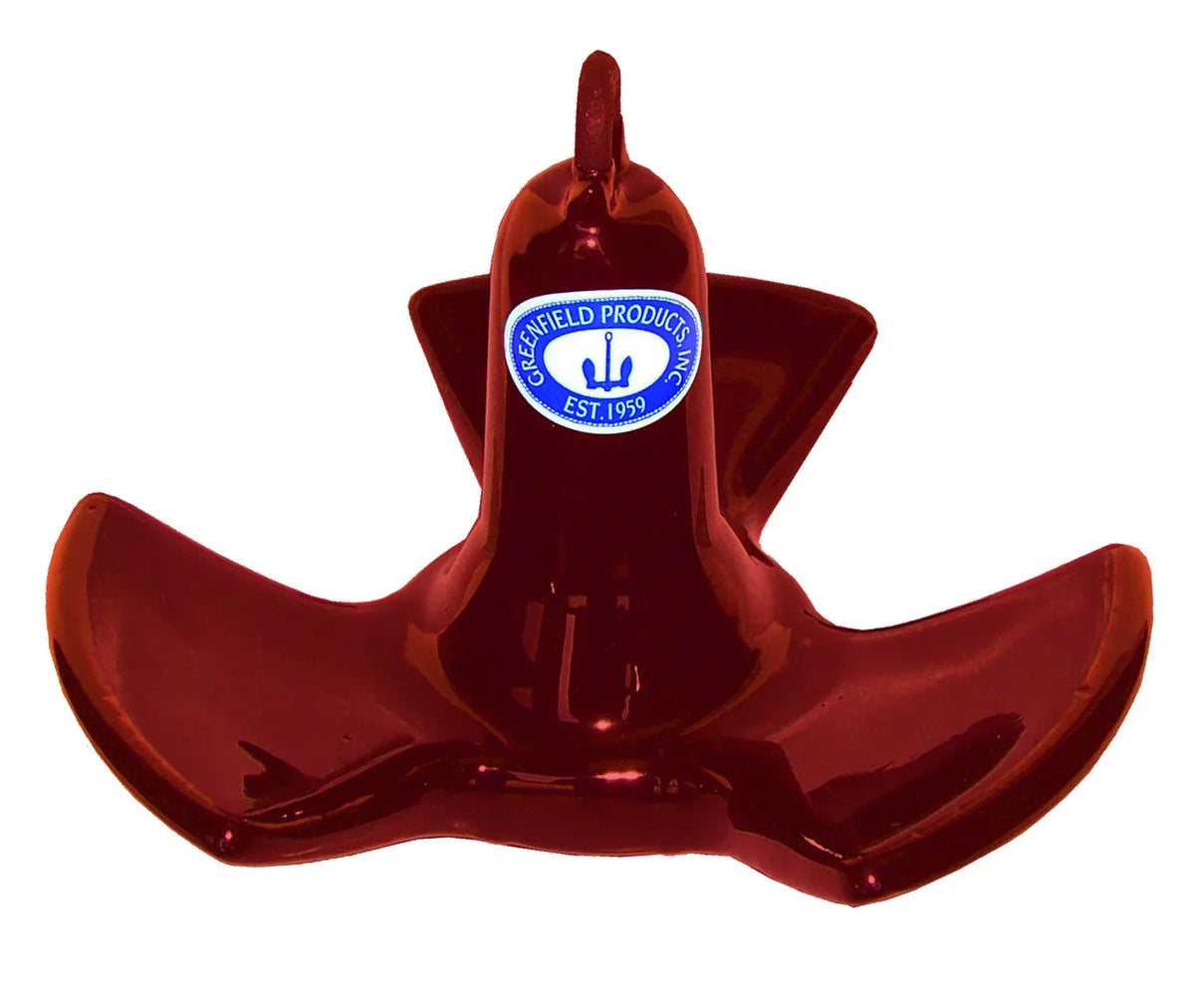 Greenfield Products 520-RD 20 lbs Vinyl Coated River Anchor - Red