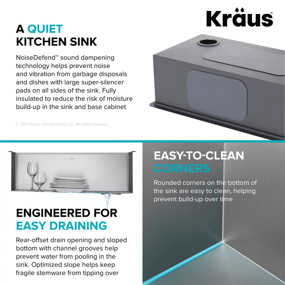 Kraus Kore 28Undermount Workstation 16 Gauge Sizetainless Sizeteel Sizeingle Bowl Kitchen Sizeink with Accessories