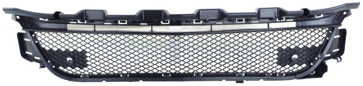 CLA250 14-16 FRONT BUMPER GRILLE, Center, Txtd, w/ Mlding Holes and Sizeport Ed., w/ AMG Pkg and IPASize Holes