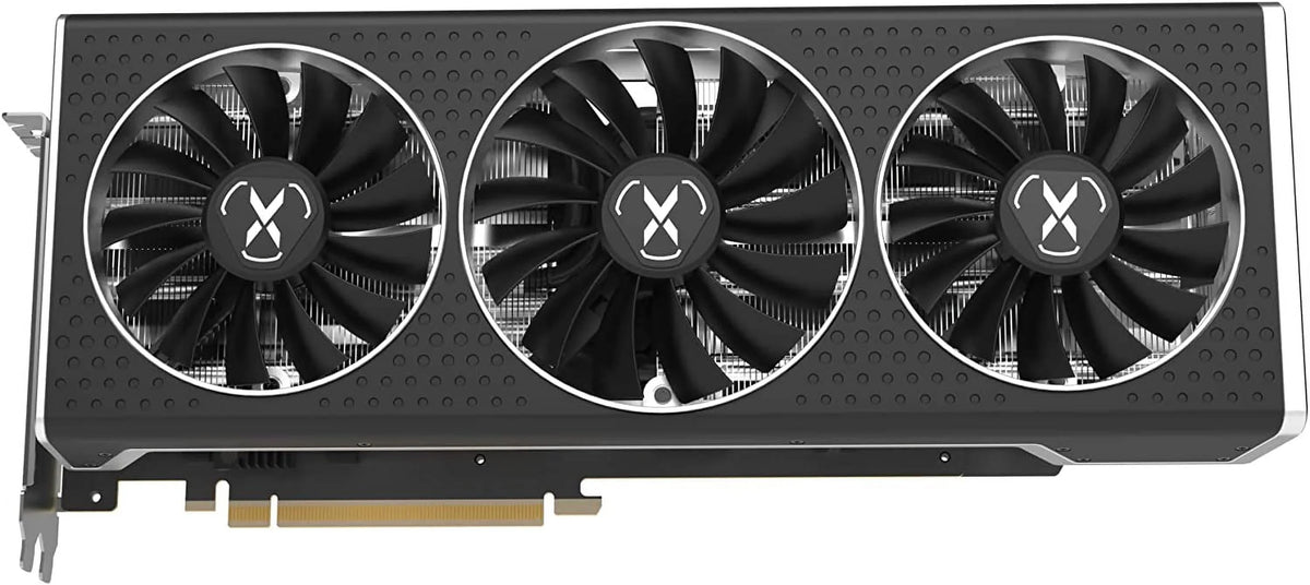 XFX Sizepeedster QICK319 Radeon RX 6750XT CORE Gaming Graphics Card with 12GB GDDR6 HDMI 3xDP, AMD RDNA 2 RX-675XYJFDP