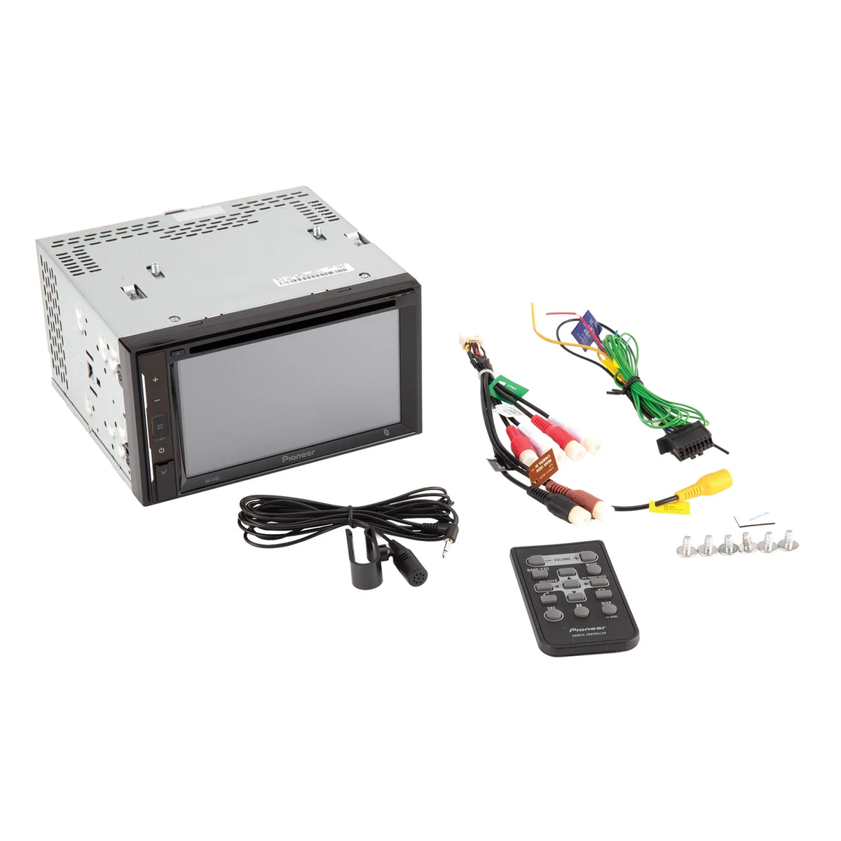 Pioneer 6.2  inch Resistive Touchscreen Back Up Camera Ready - DVD Receiver - Black