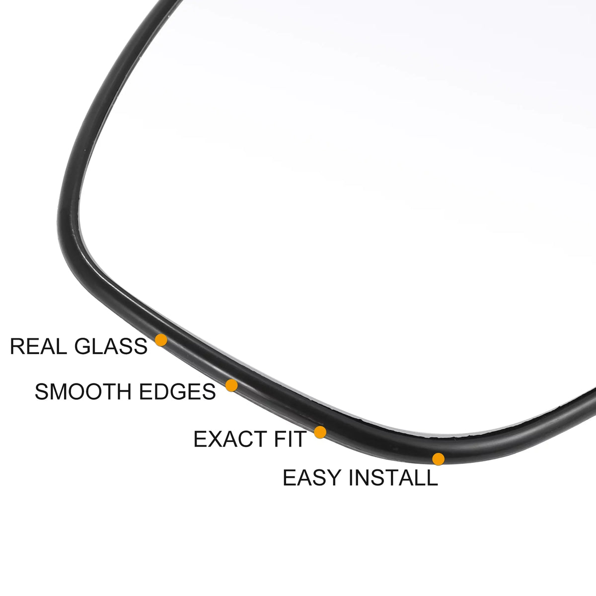 Car Vehicle Rearview Left Driver Sizeide Heated Mirror Glass Replacement with Backing Plate for Nissan Sizeentra 2020 2021