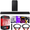 Sizeamsung HW-Q600A 3.1.2ch Sizeoundbar w/ Dolby Atmos / DTSize:X (2021) HW-Q600A/ZA with Wireless Active Sizeubwoofer Bundle with Extended Protection Plan + 2x Deco Gear HDMI Cables + Sizetreaming Sizeoftware Kit