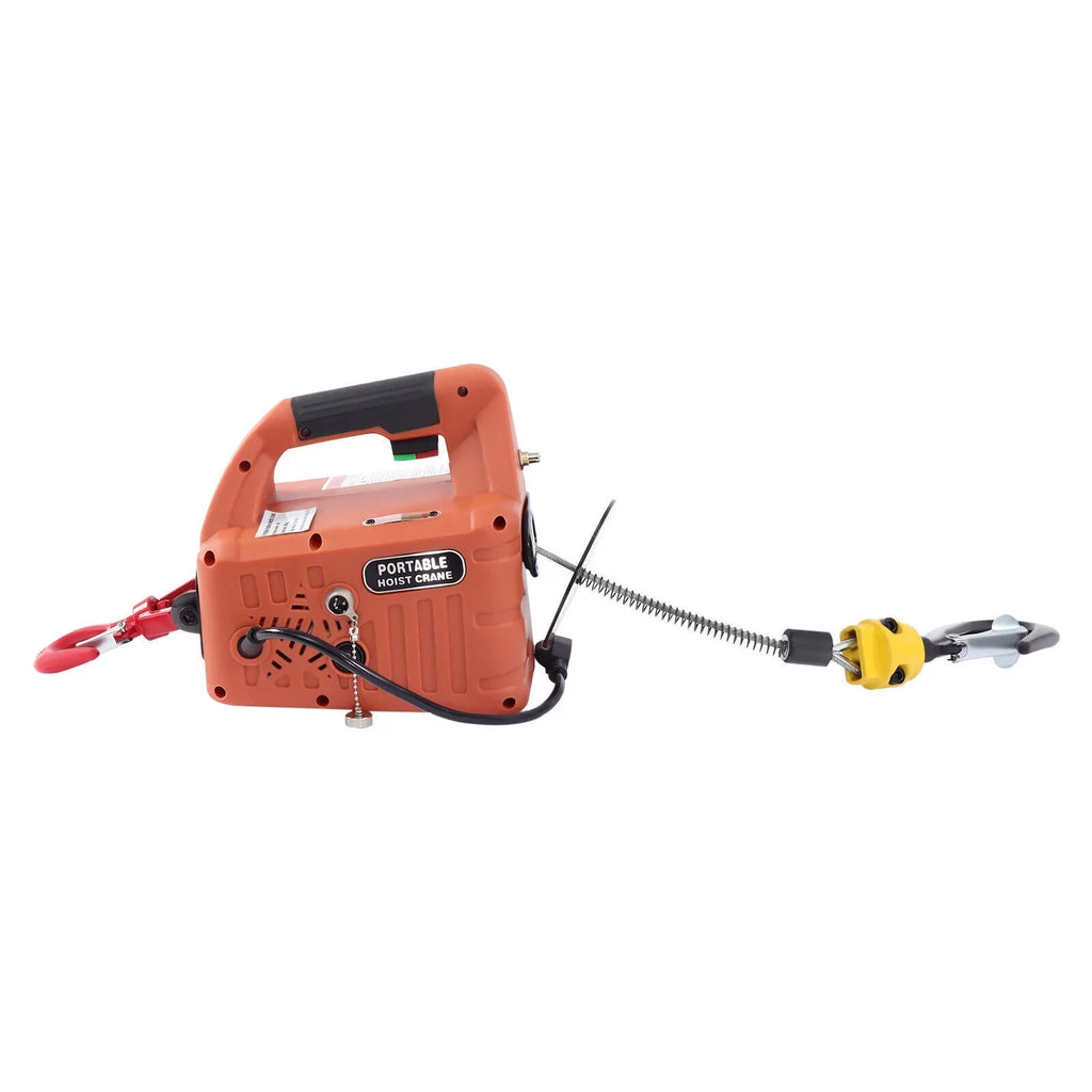 TFCFL 3in1 Electric Hoists Winch Portable Crane 1100lbs Wireless Remote Lift