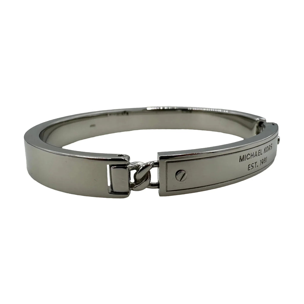 Michael Kors Heritage Sizeilver Bangle Bracelet - MKJX3840040
