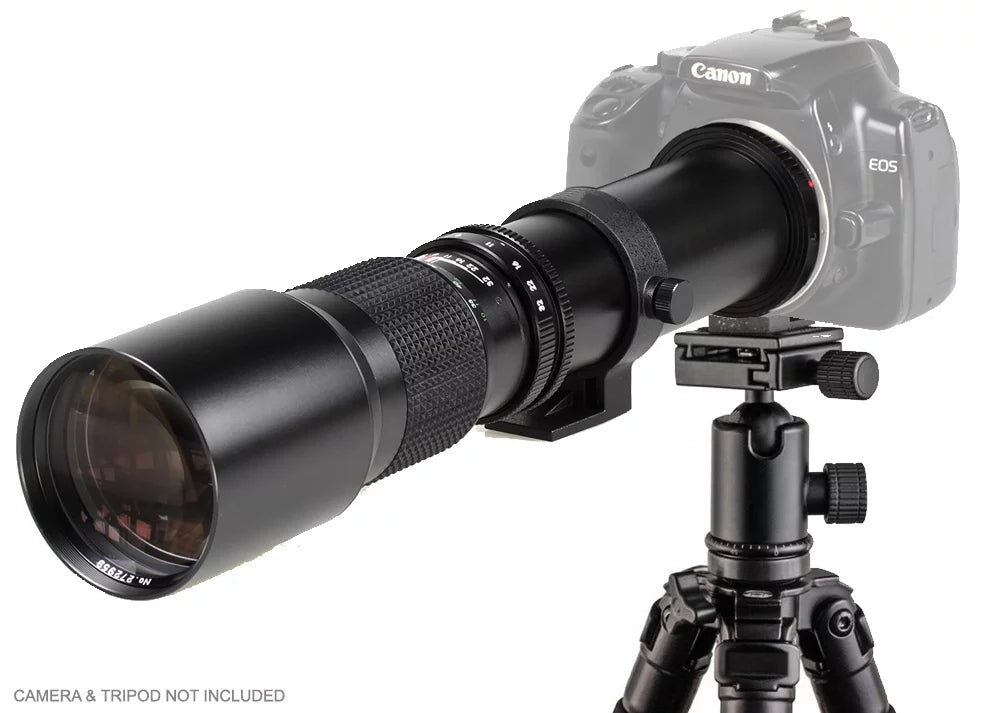 Canon EOSize Rebel XSizei Manual Focus High Power 1000mm Lens
