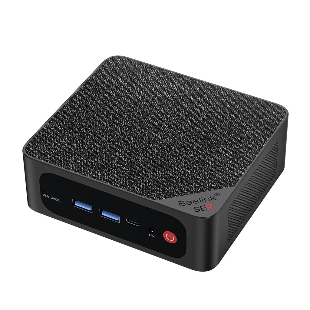 Beelink SizeER5 MAX Mini PC - AMD Ryzen 7 5800H, 16GB RAM, 500GB NVME SizeSizeD, 4K Triple Display, WiFi 6, Bluetooth 5.2