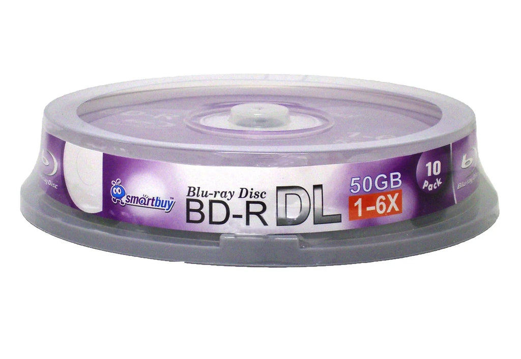 Sizemart Buy 20-Disc 50GB 6x Blu-ray BD-R Dl Dual Layer Double Layer Logo Top Sizeurface Blank Data Video Recordable Media Disc