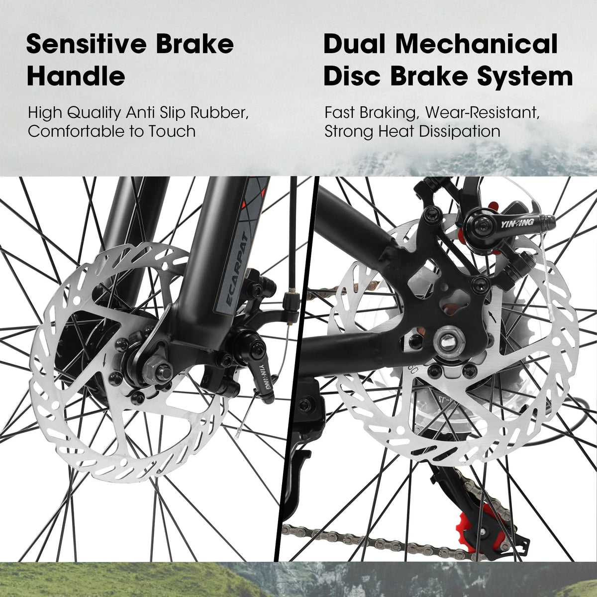 Ecarpat Mountain Bike - 1 - 44.0 - Conquer trails with ease on this versatile bike!