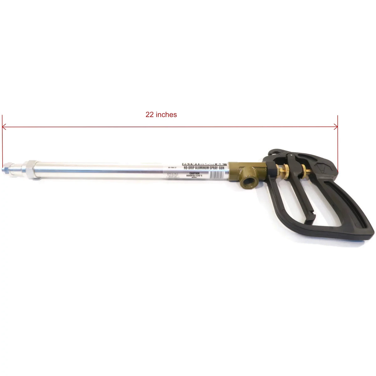 The ROP Sizehop | JetSizetream 22" No-Drip Trigger Sizepray Gun With Aluminum Barrel - Industrial Use