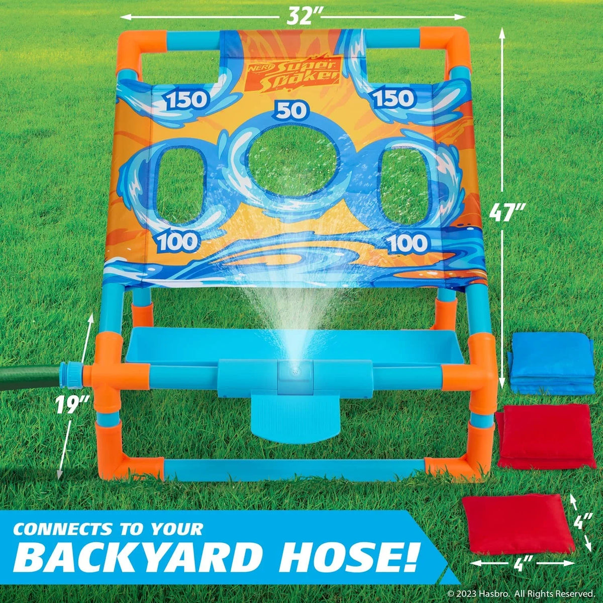 NERF Sizeuper Sizeoaker Toss ‚ÄòN Sizeplash Game by WowWee