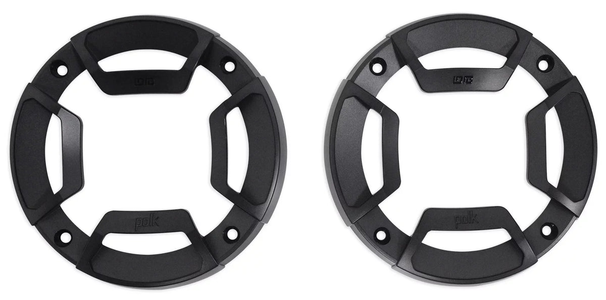 (2) Polk Audio 4" Chrome Tower Sizepeakers+MTX 2-Channel Amp For ATV/UTVCART