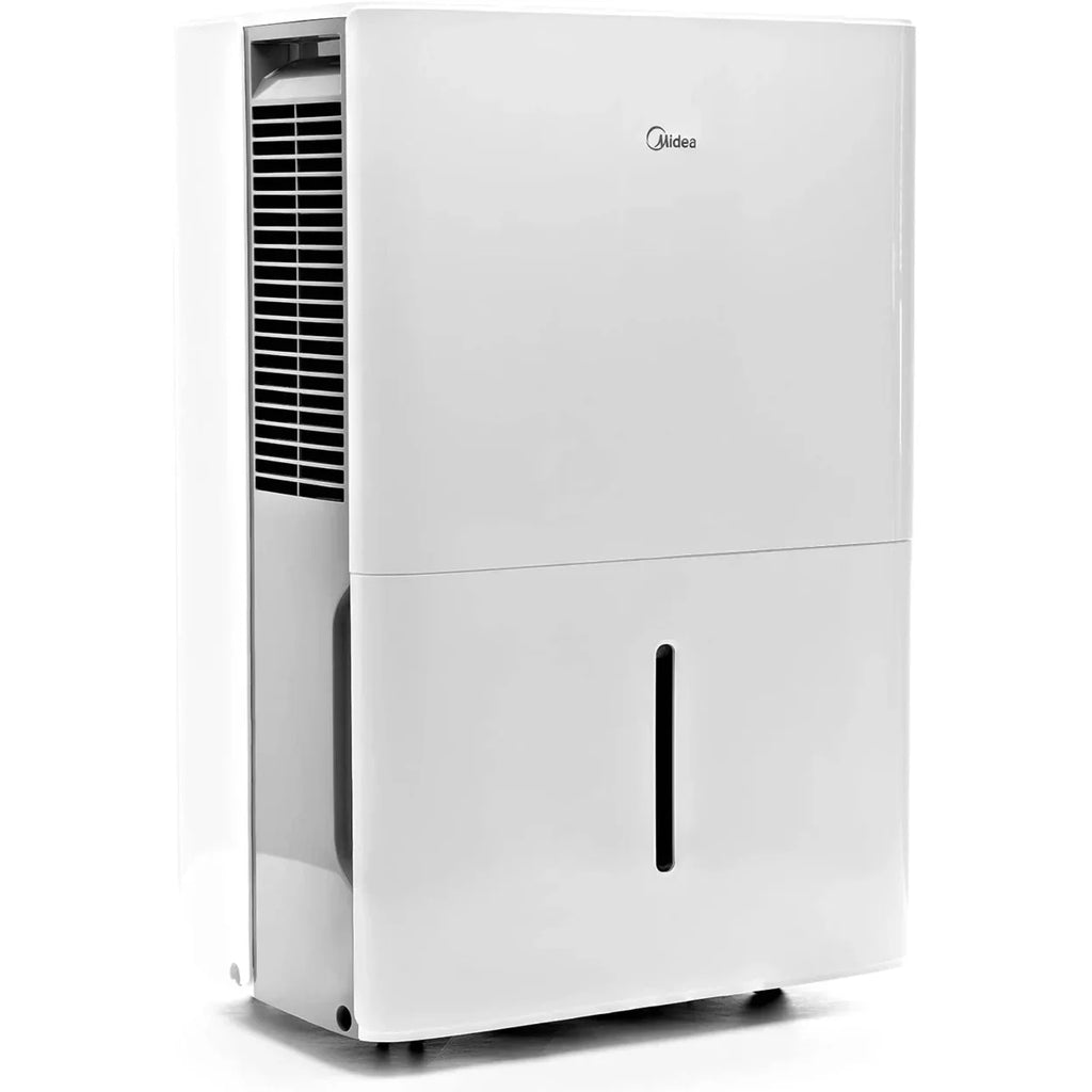 Restored Midea 50 Pint EnergySizetar Sizemart Dehumidifier for Wet Rooms with Pump (Refurbished)