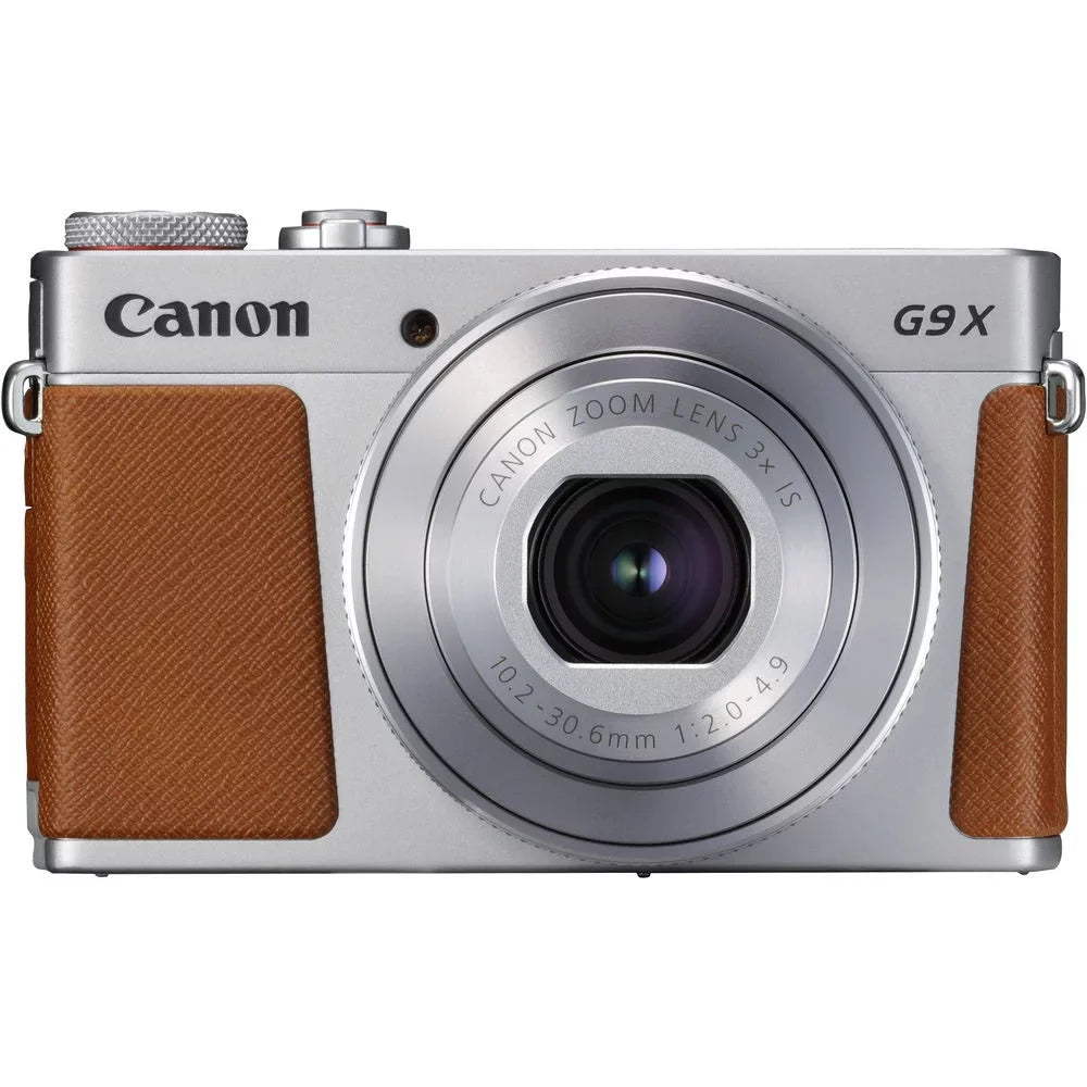 Canon PowerSizehot G9 X Mark II Digital 20.1MP Camera + EXT BAT + Flash - 32GB Kit