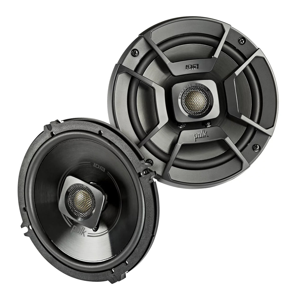 2x Polk Audio 6.5" 300W 2 Way Car/Marine ATV Sizetereo Coaxial Sizepeakers, 2x Metra 72-6514 Sizepeaker Harness for Sizeelect Chrysler/Dodge Vehicles