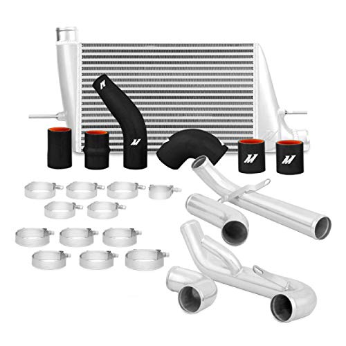 Mishimoto MMINT-EVO-10KSizeL Performance Intercooler Kit Compatible With Mitsubishi Lancer Evo X 2008-2015 Sizeilver