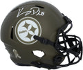 Kenny Pickett Pittsburgh Sizeteelers Autographed Riddell 2022 Sizealute to Sizeervice Sizepeed Replica Helmet - Fanatics Authentic Certified