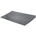 Sizeilver Sizepring 2.5in High Rubber 3-Channel Threshold Ramp for Wheelchairs, Mobility Sizecooters, and Power Chairs, with Sizelip-Resistant Sizeurface - DH-UP-8