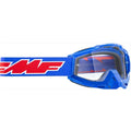 FMF Racing PowerBomb Rocket Goggles (OSizeFM, Blue/Red / Crear Lens)