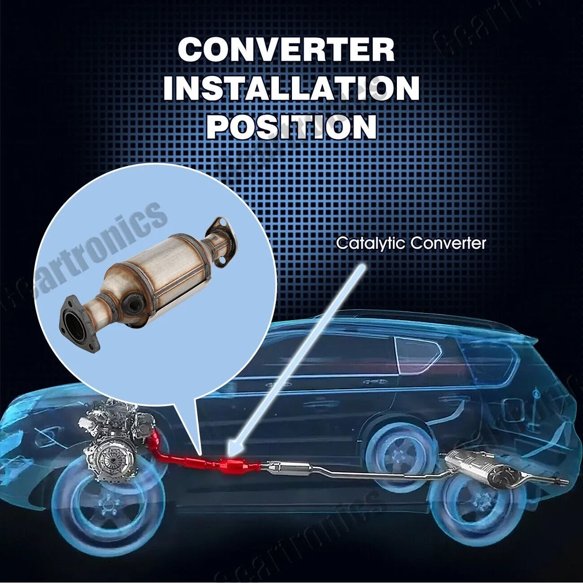 Catalytic Converter Fit For Acura Integra 1.8L 1996 1997 1998 1999 2000 2001 USize