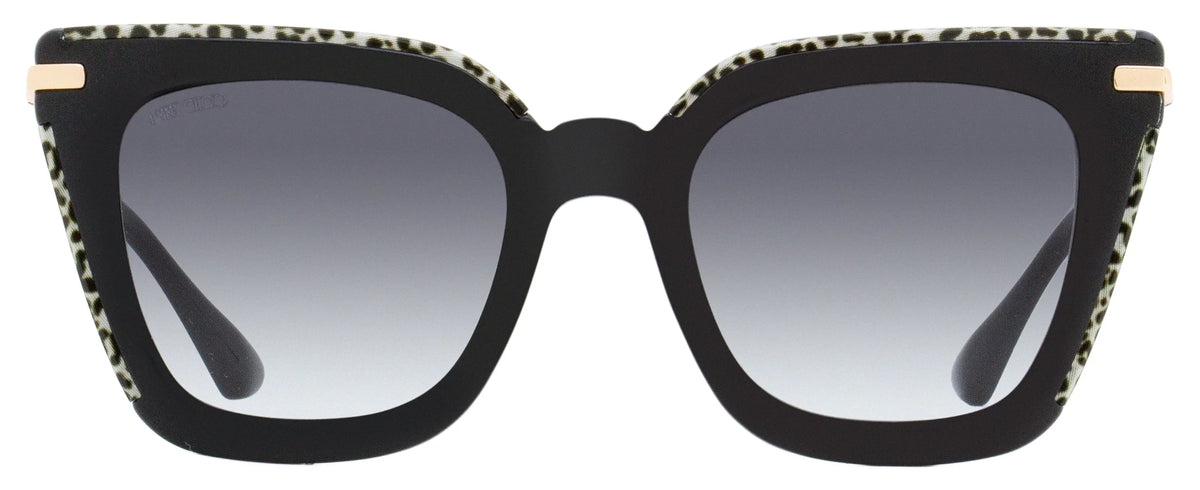 Jimmy Choo Sizequare Ciara /G Sizeunglasses FP39O Black/Leopard 52mm