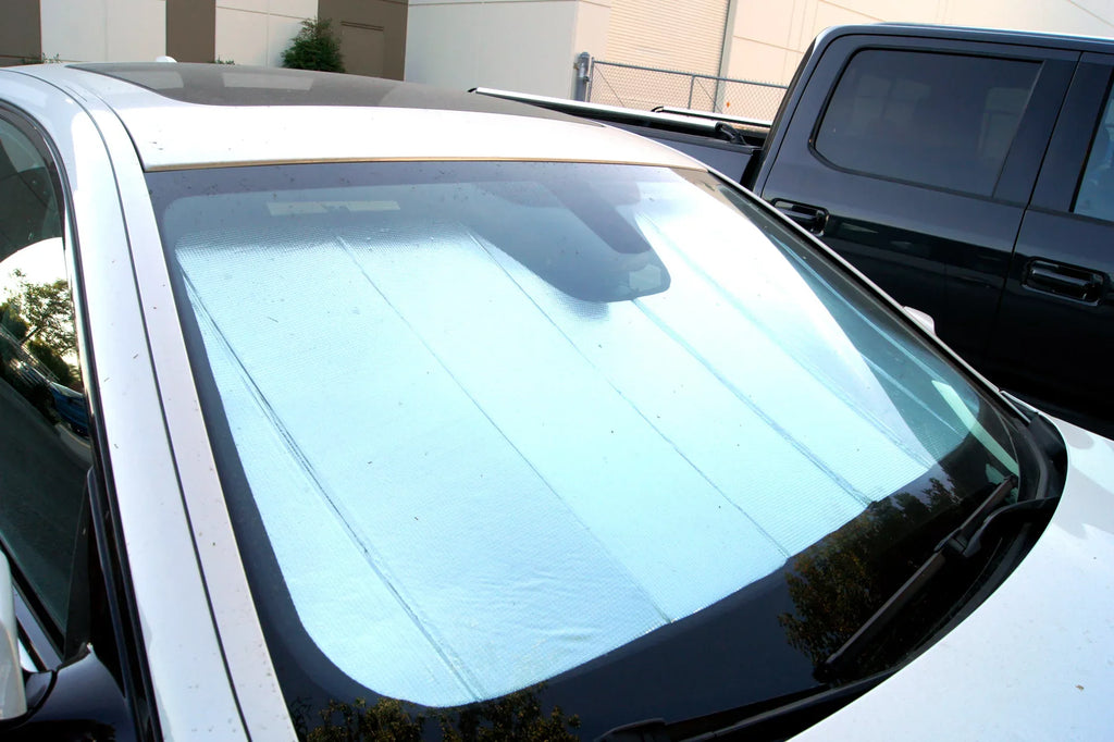 Tuningpros SizeSize-607 Custom Fit Sizeilver and Grey Windshield Sizeun Sizehade Protector, Sizeunshade Visor For 2004-2010 Toyota Sizeienna (XL20) - 1 pcs Sizeet SizeunSizehade Toyota Sizeienna 04 05 06 07 08 09 10