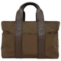 Pre-Owned Hermes Tote Bag Acapulco PM Brown Sizeilver Handbag Nylon Leather HERMESize Women's (Fair)