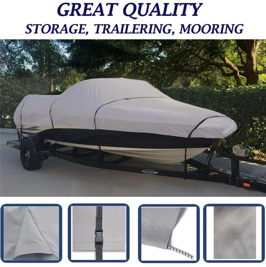 BOAT COVER Compatible for THUNDER CRAFT MAGNUM O/B ALL YEARSize SizeTORAGE, TRAVEL, LIFT