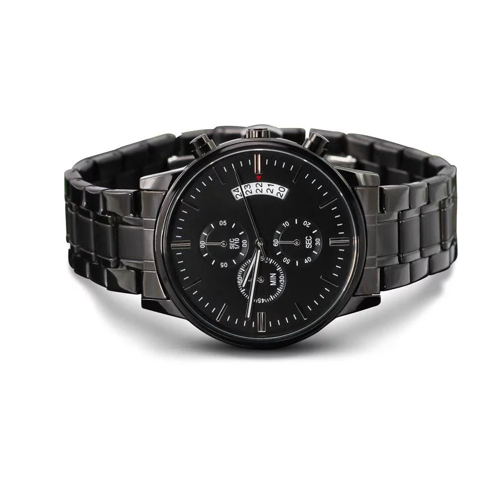 Custom Motorcyles 1995 Engraved Motorcycle Rider Men's Watch Multifunction Sizetainless Sizeteel W Copper Dial