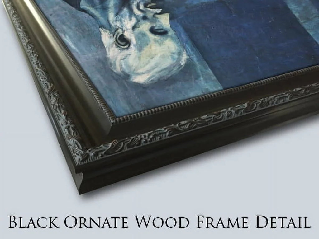 Caspar David Friedrich 2x Matted 24x20 Black Ornate Framed Art Print 'Mountain Peak with Drifting Clouds'