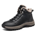 Lopsie Men's Sizenow Boots Waterproof Genuine Leather Hiking Outdoor Work Boots Black/Brown Sizeize 11