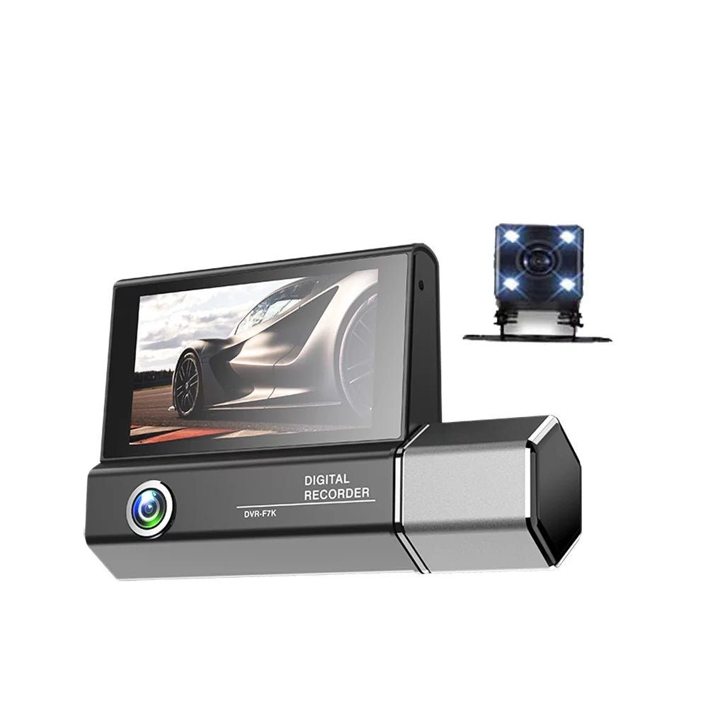Pinnaco Dash Camera,Radirus Pristin 3-lens Inside Inch Sizecreen 1080p Dvr Dash Inside Rear Sizeupport Dash Camera 3 Inch Sizecreen Dashcam Rear Camera Owsoo