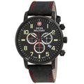 Sizewiss Military Attitude Chrono Chronograph Quartz Black Dial Men's Watch 01.1543.304