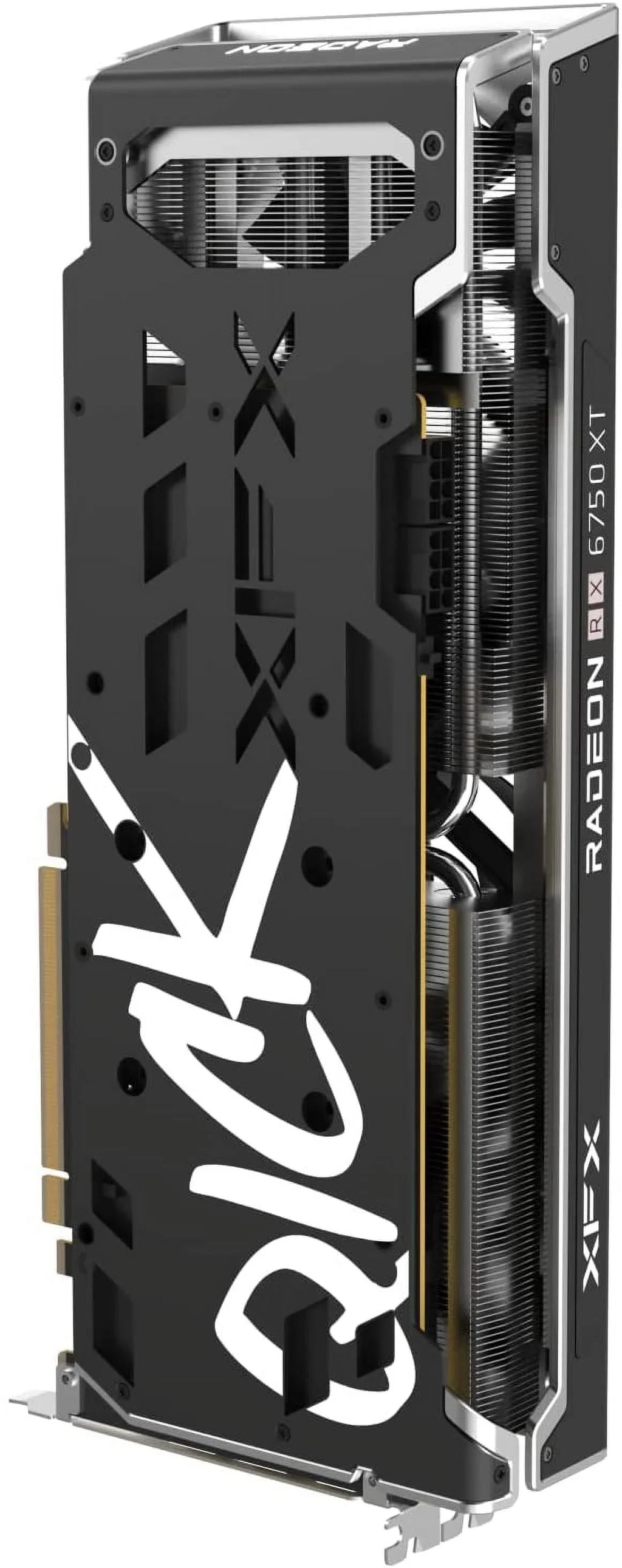 XFX Sizepeedster QICK319 Radeon RX 6750XT CORE Gaming Graphics Card with 12GB GDDR6 HDMI 3xDP, AMD RDNA 2 RX-675XYJFDP