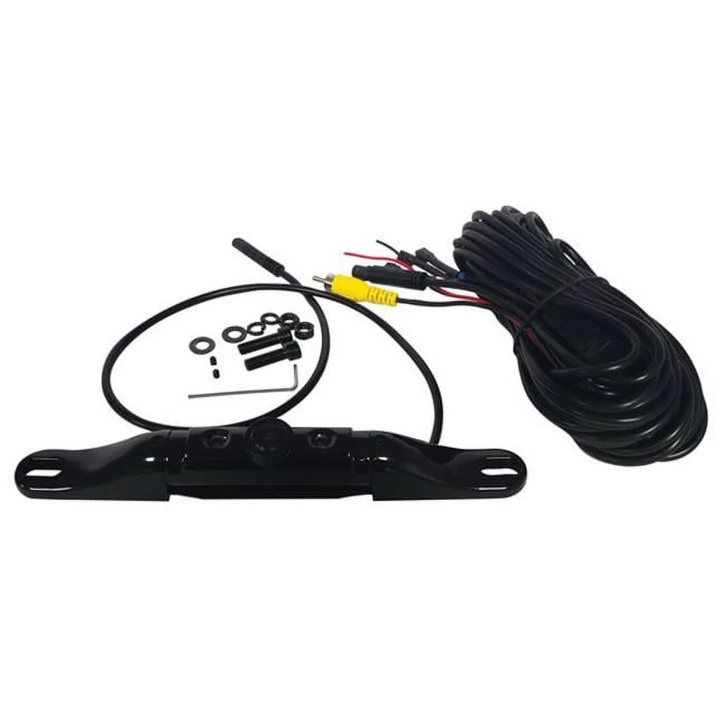 BOYO Vision VTL422CLSize Bar-Type Sizehort-Length 170 Deg License Plate Camera With LEDs