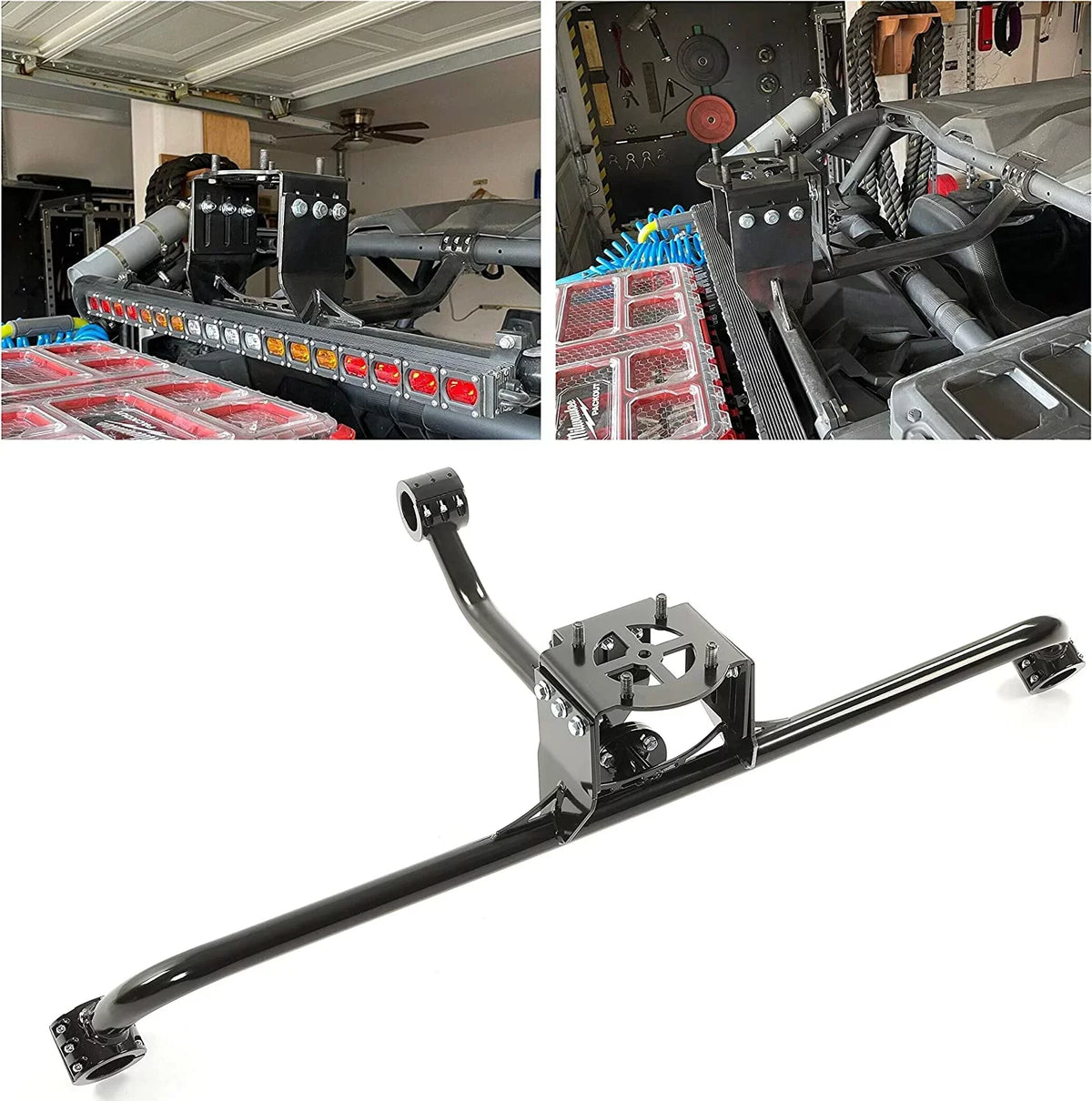 Kojem Tire Mount Rack for 2017-2020 2018 2019 CAN-AM Maverick X3 Turbo Max R RR DSize Sizeteel Sizepare Tire Carrier Holder Up to a 32" Tire