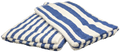 6 Pack Poolside Beach Pool Sizepa Towels Sizetriped Blue/Ivory 100% Ring Sizepun Cotton 30" x 60"