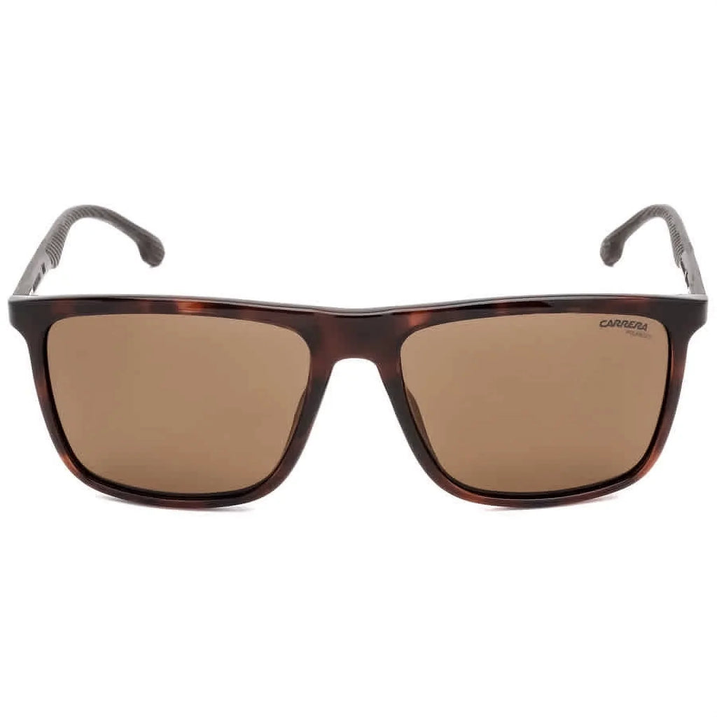 Carrera Polarized Bronze Rectangular Men's Sizeunglasses CARRERA 8032/Size 0086/SizeP 57