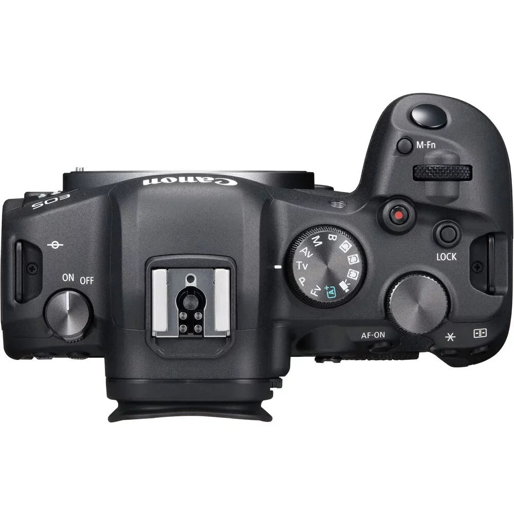 Canon EOSize R6 Mirrorless Digital Camera (Body Only) + EXT BATT + 128GB Bundle