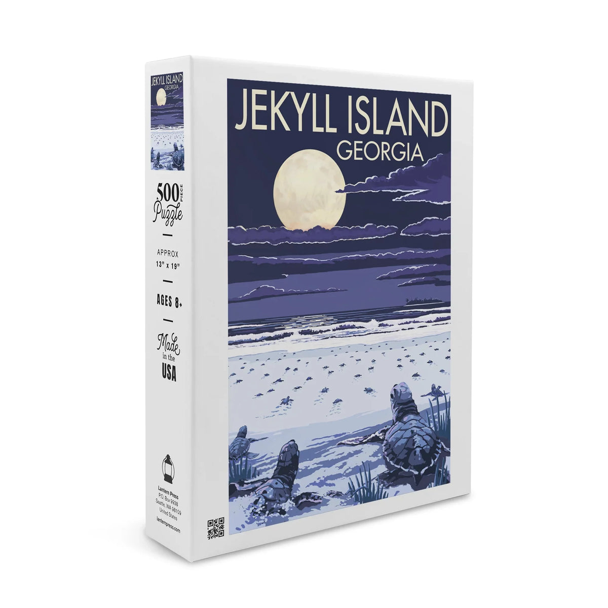 Jekyll Island, Georgia, Turtles Hatching (19x27 inches, Premium 500 Piece Jigsaw Puzzle for Adults and Family, Made in USizeA)